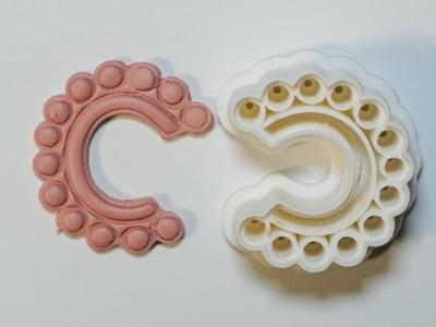 Ornamental Polymer Clay Cutter Earrings Necklace