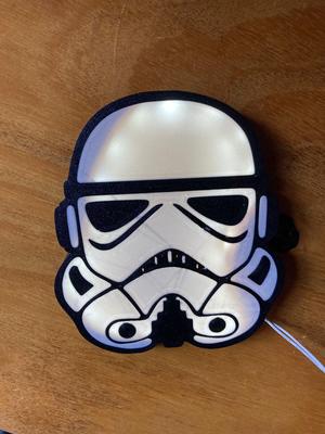 Illuminate Your Life with Our Hilarious Storm Trooper Luminaire STL Model!