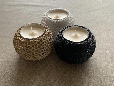 Voronoi Candle Holder