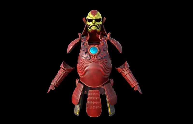 Iron Man Samurai MK3 Armour 3d digital download
