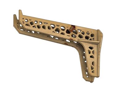 Broom holder (10mm wood)