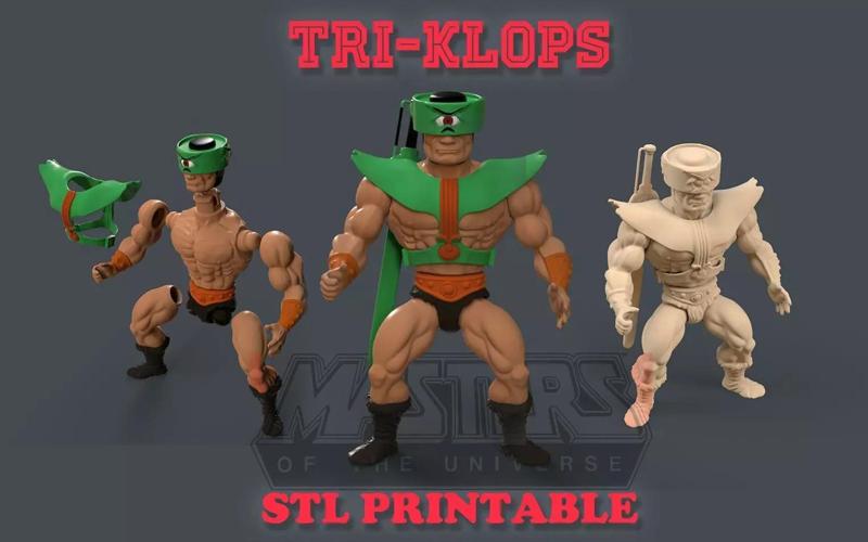 Tri-Klops 1983 figure printable
