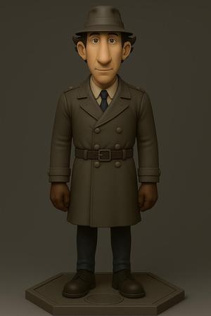 Inspectore Gadget  3D Printable Figurine