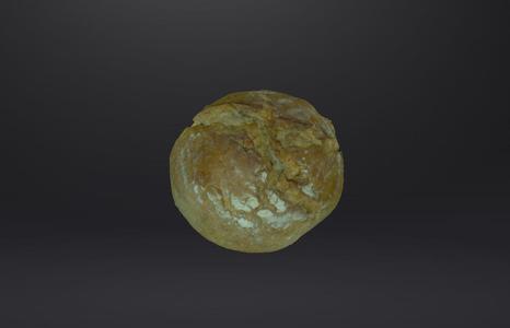 Rye Flour Roll - 3D Model ,Rye bread rolls,Bread rolls,bakery products,food