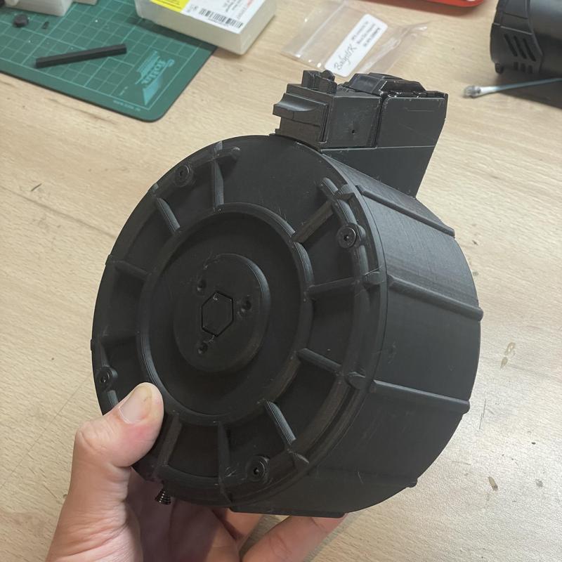 1000rds Drum Mag for Airsoft Saiga-12K Tokyo Marui