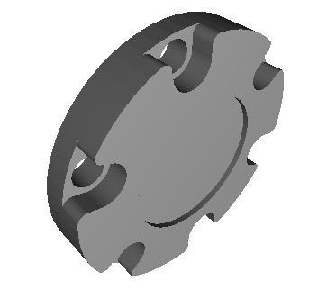 Steering wheel center, 91mm