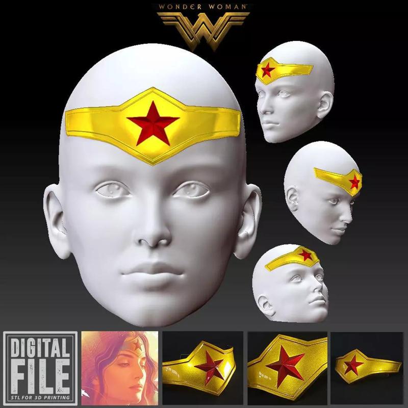 WONDER WOMAN JOSHUA 763 TIARA CROWN INSPIRED