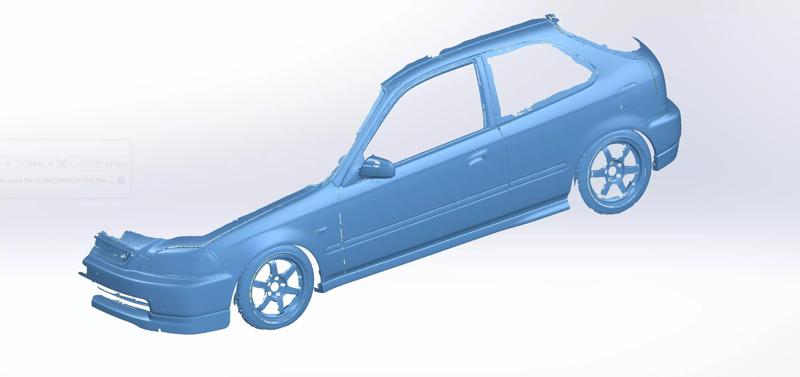 Honda Civic EK9 3D Scan