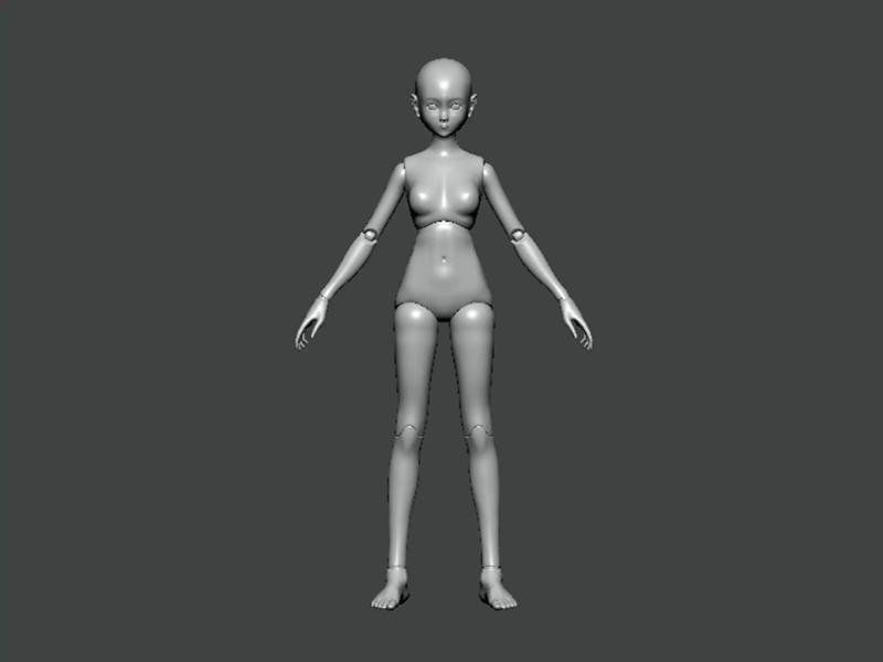 3D Model-CHARACTER0031 female figure
