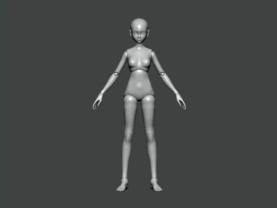 3D Model-CHARACTER0031 female figure