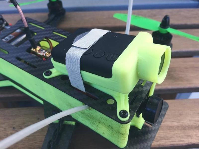 MOBIUS Cage mount for FPV racer RCX, QMD 