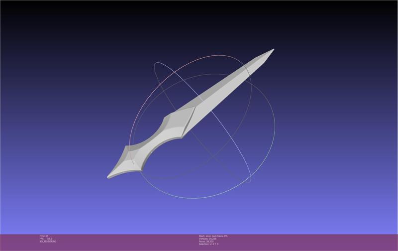 Sword Art Online Alicization Sinon Backblade