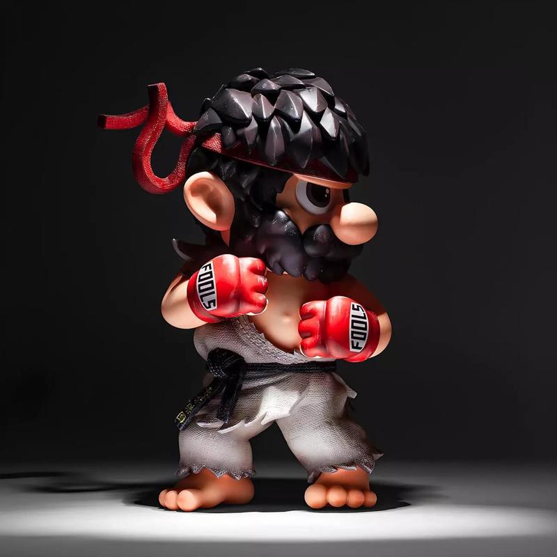 Mario Bros Ryu Street Fighter toy