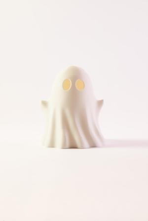 Cute Ghost Tea Light Holder (STL File, For LED Candle Only)