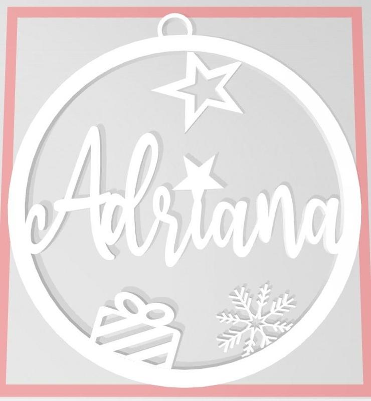 Adriana bola de Natal