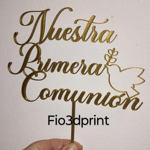 Our First Communion Topper