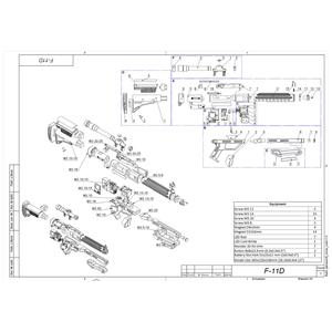 F-11D Blaster Rifle - Star Wars - Printable 3d model - STL + CAD bundle - Commercial Use