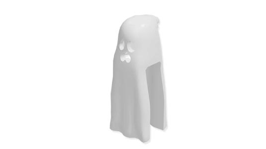 Custom3Dprint Minifigure Accessory - Ghost V1