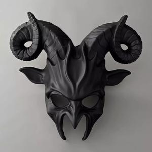 Demon Goat Baphomet Horn Mask toy