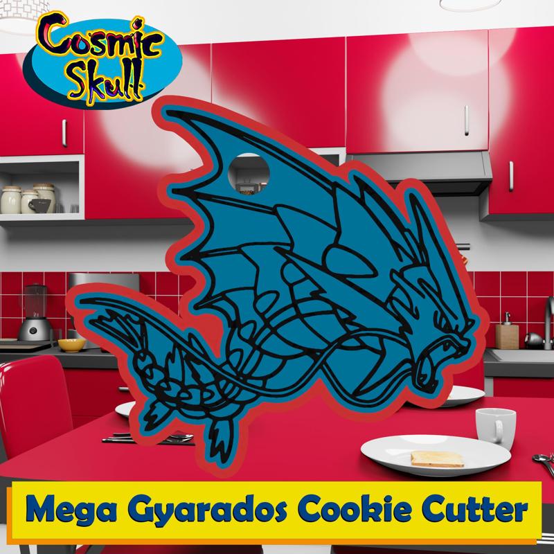 Mega Gyarados Cookie Cutter