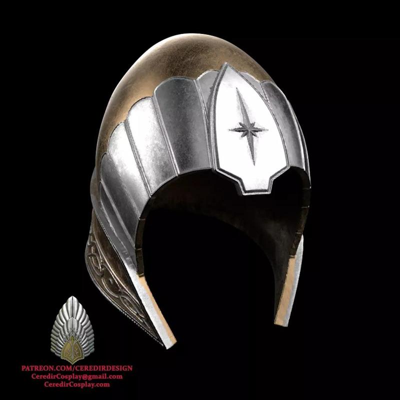 Eradan Ranger Helmet lord of the rings 3D DIGITAL DOWNLOAD