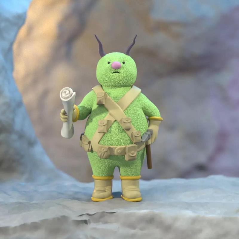 Fraggle Rock Doozer colored 3d model ready for 3d print