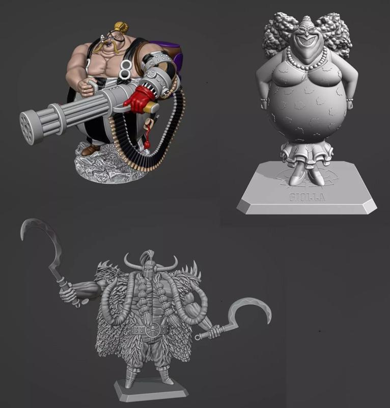 Fan Art One Piece Jack  and Queen and Giolla
