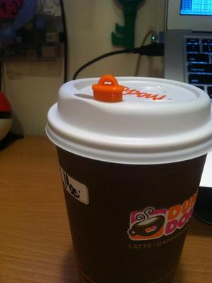 Dunkin Donuts Latte Lid Spill Saver