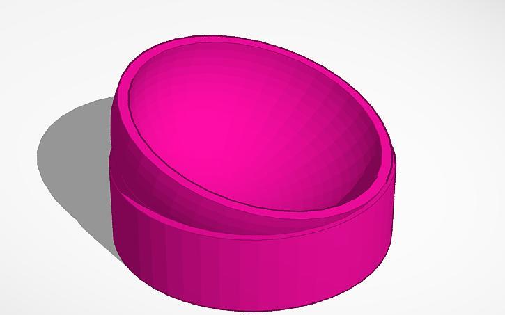 Pet Food Bowl Tilted