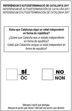 Vote to catalonia referendum