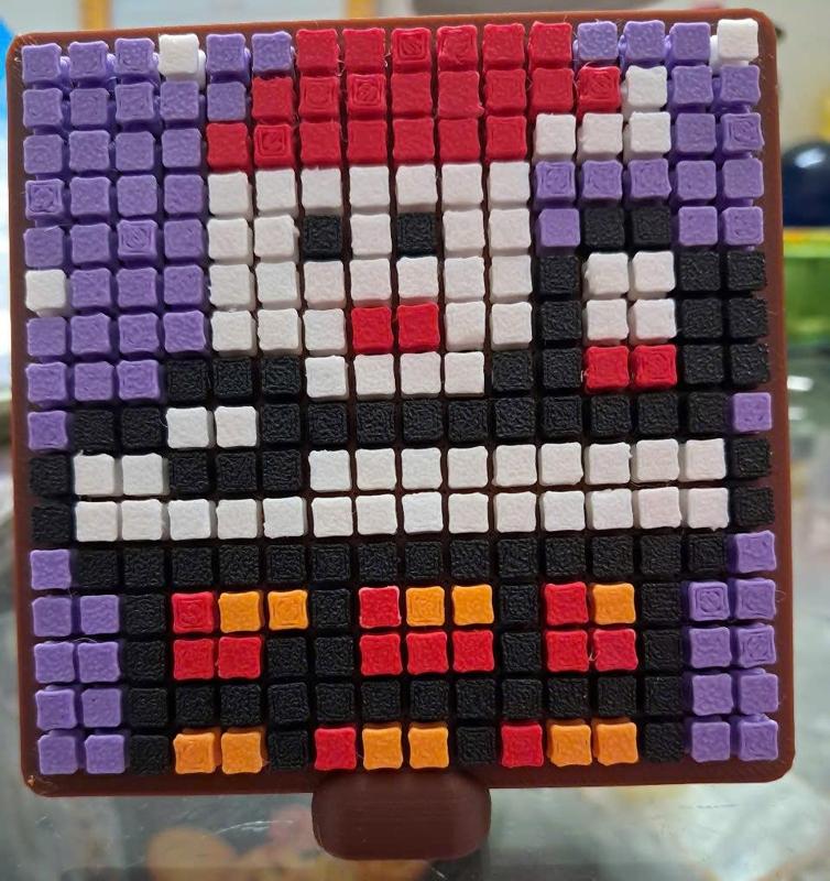 Santa Claus 16x16 Pixel Puzzle (4mm tiles)