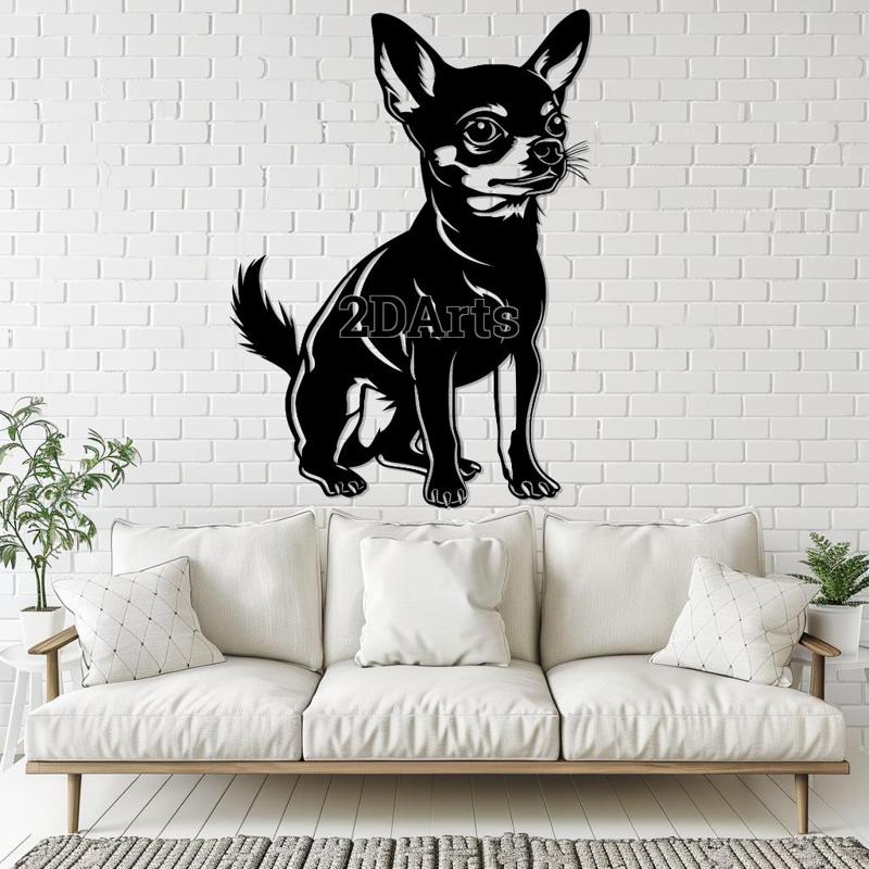 Shorthair Chihuahua 2D Wall Art/Window Art