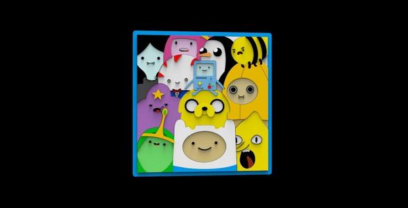 Adventure Time Character Puzzle Board