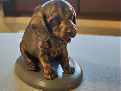 Beagle on Oval Base