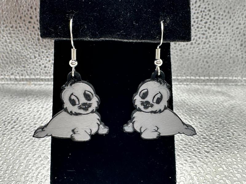 Baby Seal Earrings