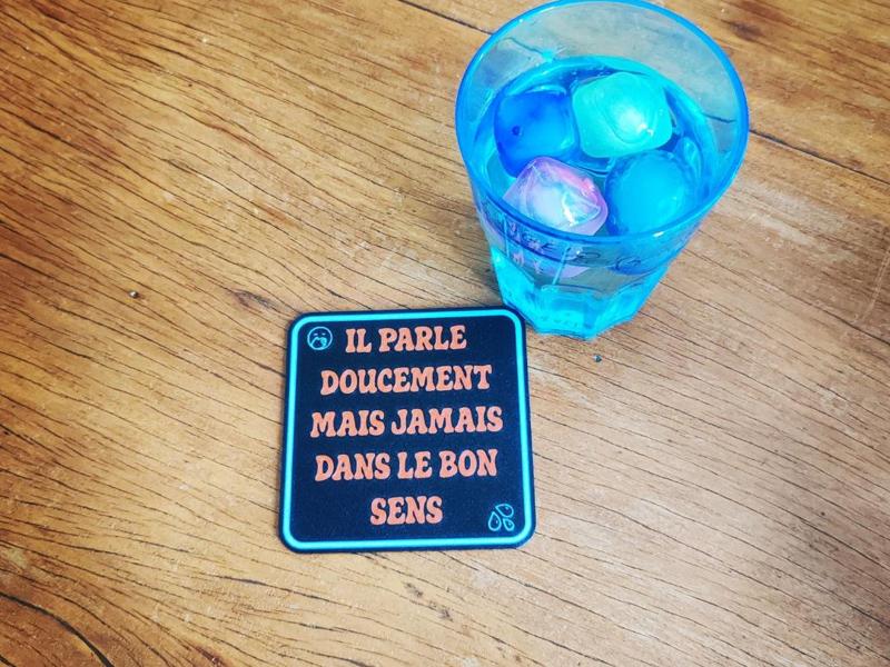 Humorous Coasters for Successful Aperitifs