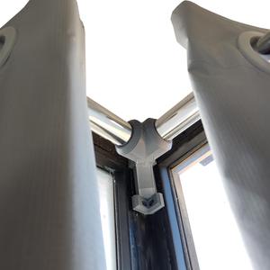 V Curtain Rod Support 25mm