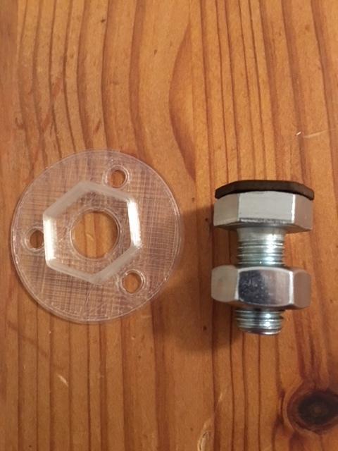 cabinet feet with m10 screw and nut