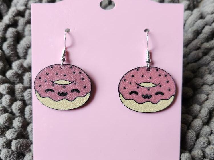 Kawaii Donut Earrings 