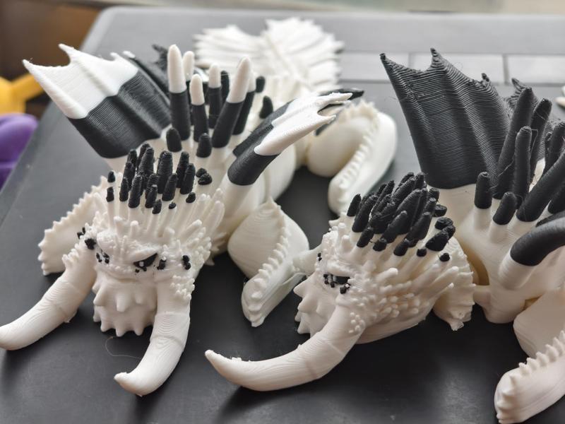 How to Train Your Dragon, Bewilderbeast White Dragon King, no support MINI printable