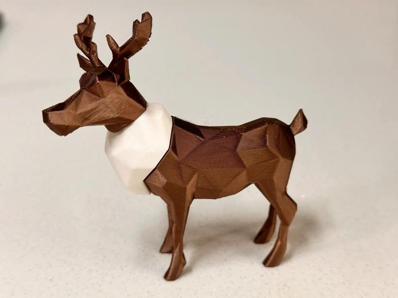 lowpoly reindeer磁吸驯鹿