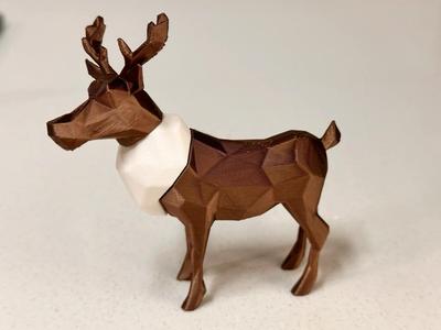 lowpoly reindeer磁吸驯鹿