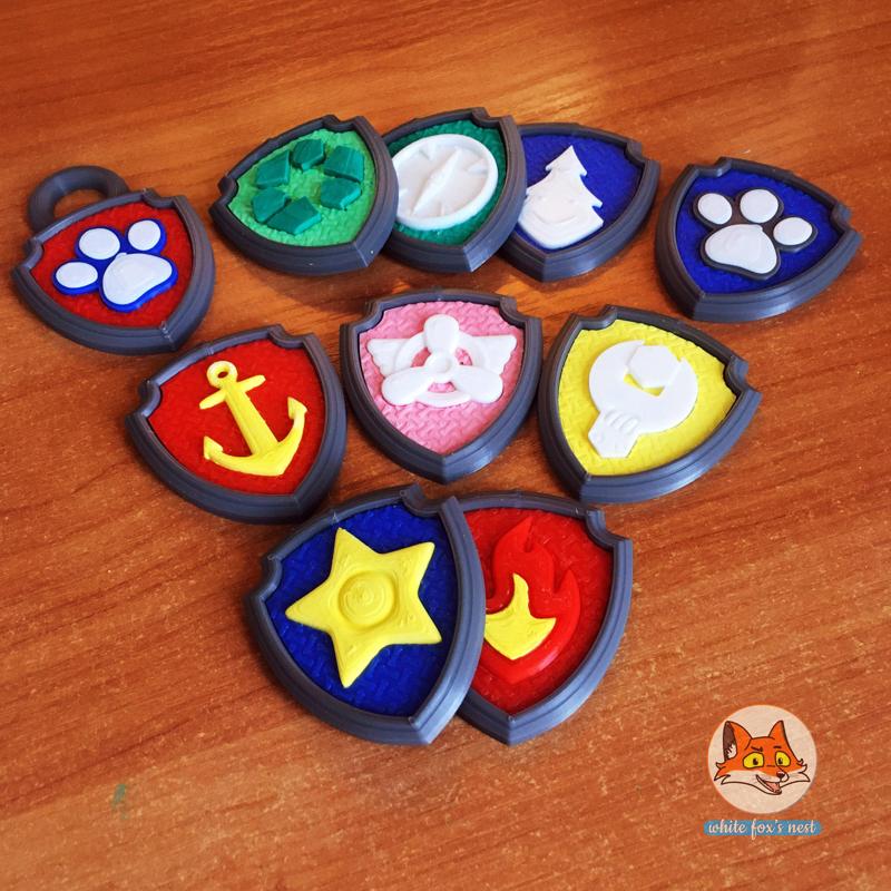 Paw Patrol Badges (Signs)