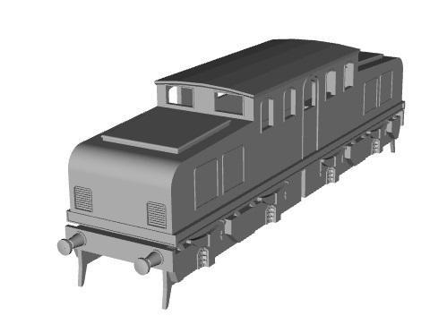 North Eastern Railway EF1 BO-BO electric locos 1/76 scale