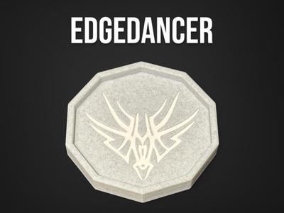 Edgedancer Glyph Coaster - Stormlight Archive