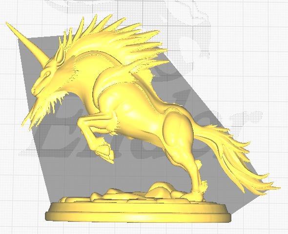 Kirin - Monster Hunter Creature with Base