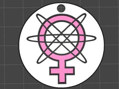 Atom Eve Invincible KeyChain