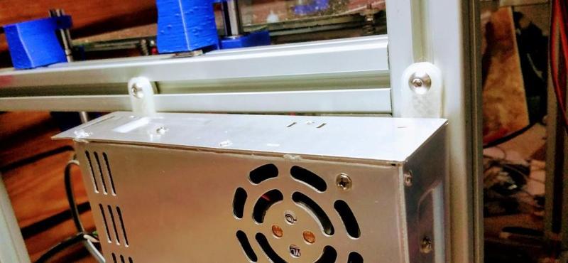 LED Power supply 3030 mounting bracket