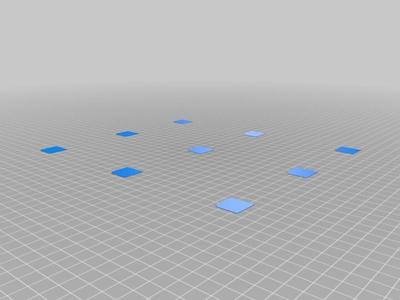 Bed Leveling (Tramming) Squares