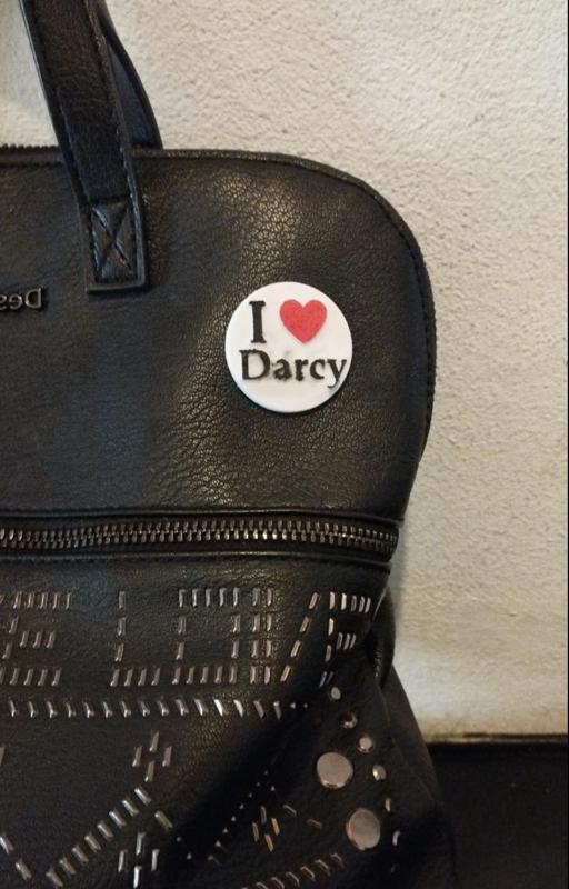 I love Darcy Pin
